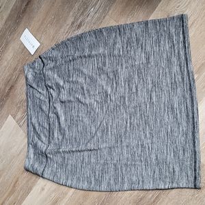 Athleta High Rise Tube Skirt Heathered Gray Size XL NWT